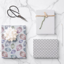 Blätter auf hellgrauem Hintergrund öffnen