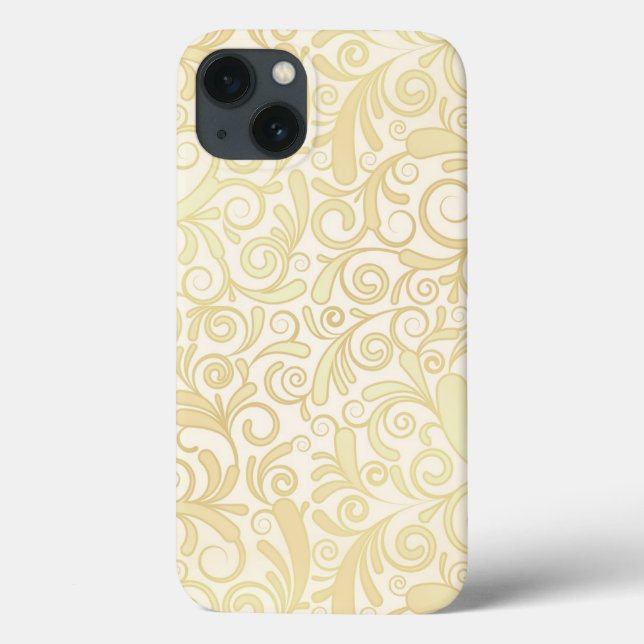 Blätter aus Gold Case-Mate iPhone Hülle (Rückseite)
