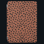 Blätter aus Leopard Rost Terracotta Cheetah Spots iPad Air Hülle<br><div class="desc">Animal Print - Leopard Druckflecken - erdige Töne - braun / rost.</div>