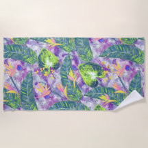 Blätter aus Palmen, tropisch, botanisch, bunt