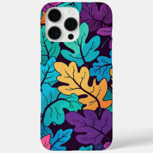 Blätter aus tiefgestrichenem Eichenholz mit farben iPhone 16 Pro Max Hülle