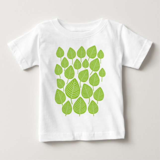 Blätter Baby T-shirt (Vorderseite)