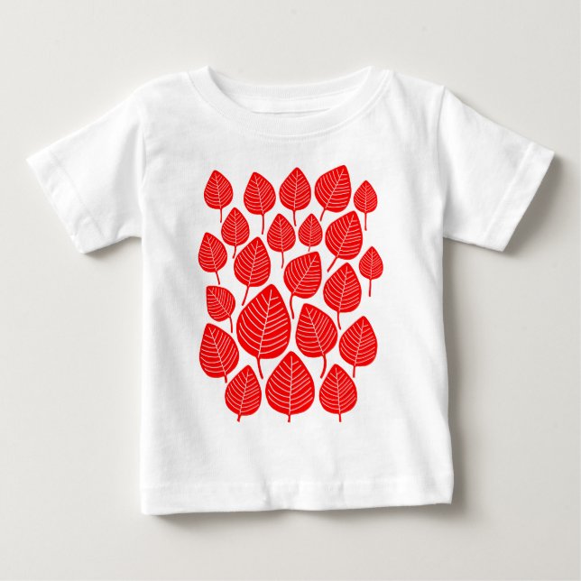 Blätter Baby T-shirt (Vorderseite)