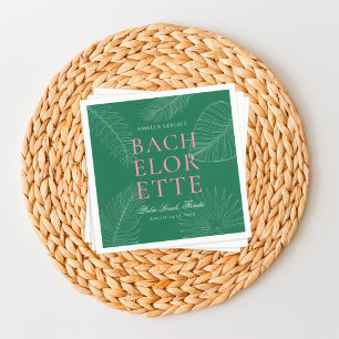 Blätter Bachelorette Serviette