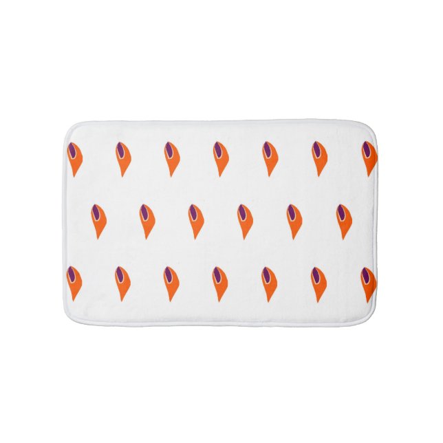 Blätter Bath Mat Badematte (Vorderseite)