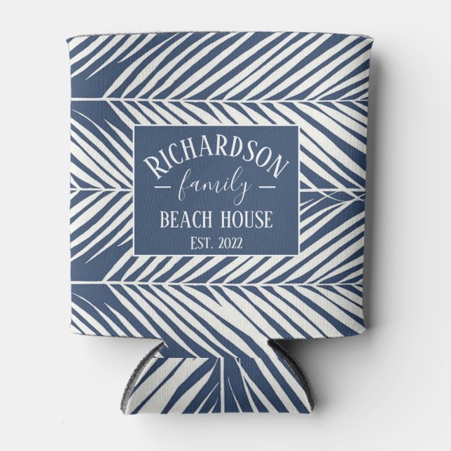 Blätter Beach House Dosenkühler (Vorderseite)