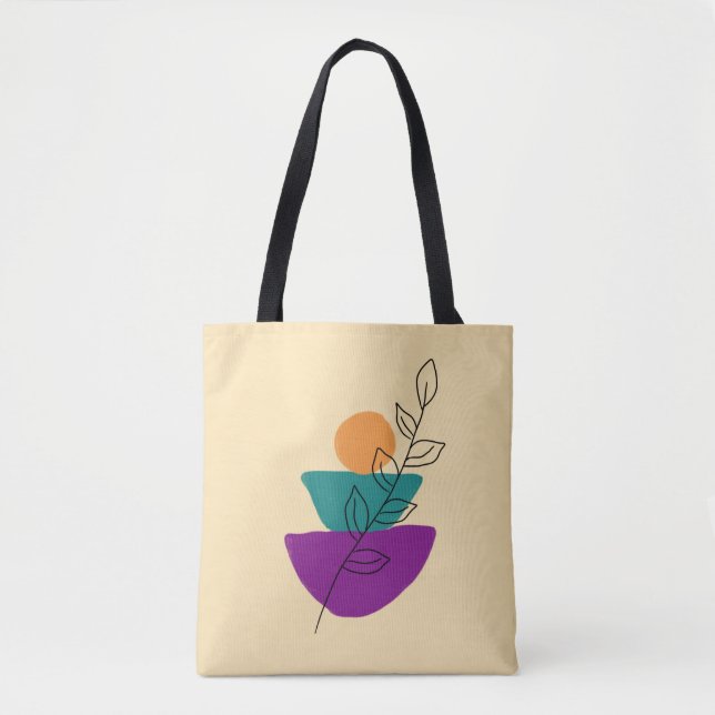 Blätter Boho-Illustration (Vorderseite)