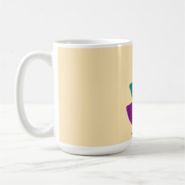 Blätter Boho-Illustration Kaffeetasse