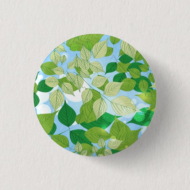 Blätter Button (Vorderseite)