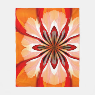 Blätter der Blume Fleecedecke