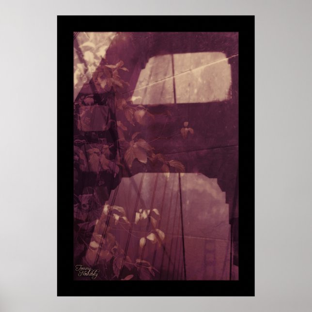 Blätter der Brücke Poster (Vorne)