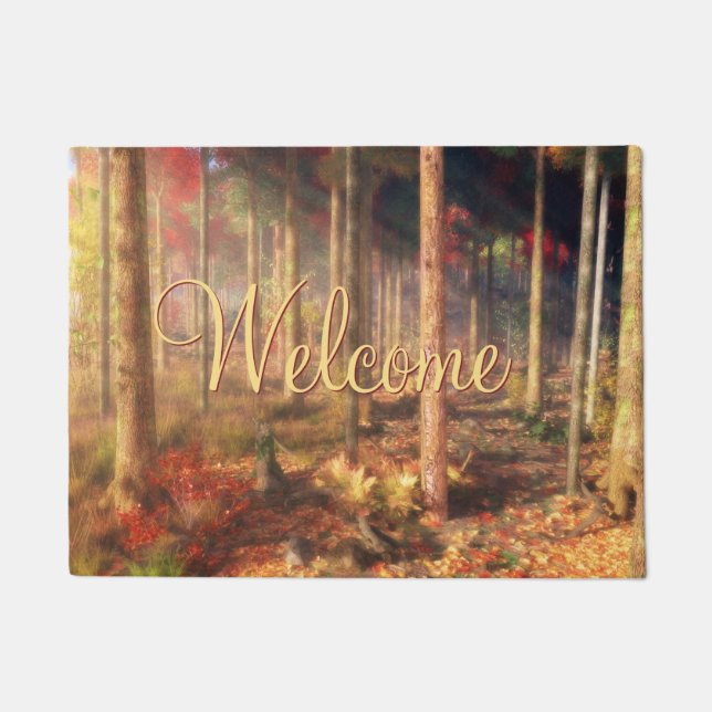 Blätter der Goldmedaille Fußmatte (Vorderseite)