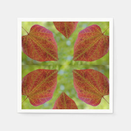 Blätter der Liebe der Natur Serviette