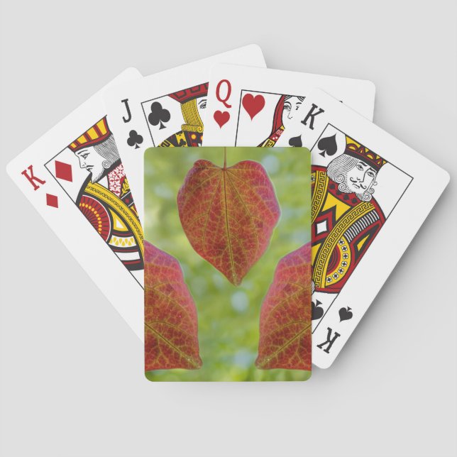 Blätter der Liebe der Natur Spielkarten (Rückseite)