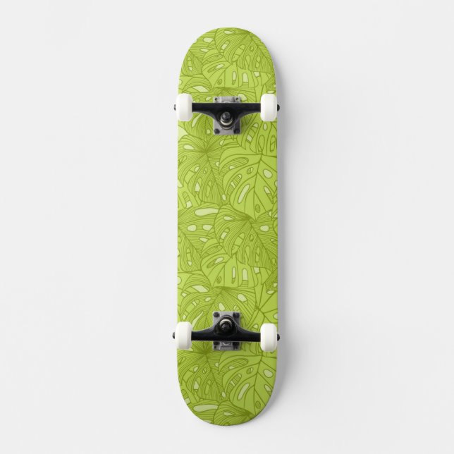 Blätter der Palme Skateboard (Vorderseite)
