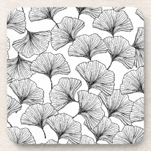 Blätter der Rose Getränkeuntersetzer