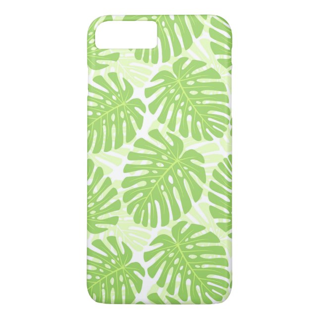 Blätter der tropischen Pflanze - Monstera-Muster Case-Mate iPhone Hülle (Rückseite)