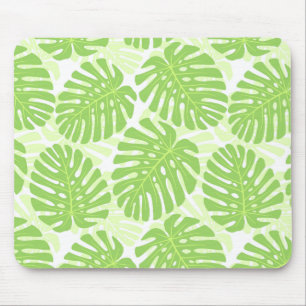 Blätter der tropischen Pflanze - Monstera Muster Mousepad