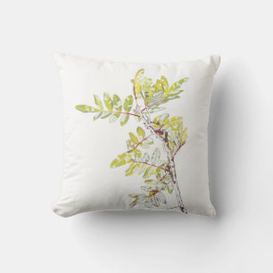 Blätter des Brasilianischen Stechpalme Zierkissen