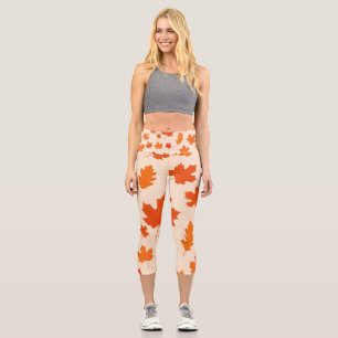 Blätter des Dankes Capri Leggings