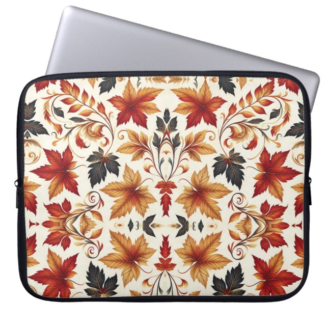 Blätter des Herbstes Laptopschutzhülle (Vorderseite)