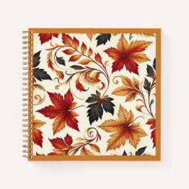 Blätter des Herbstes Notizbuch