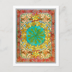 Blätter des Jugendstils, Mucha Postkarte