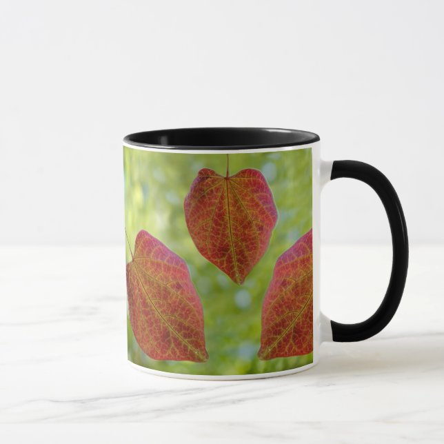 Blätter des Roten Herzens Tasse (Rechts)