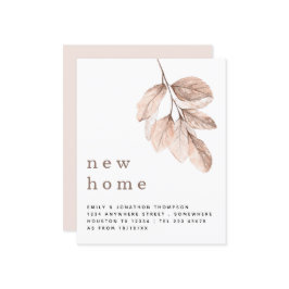 Blätter, die neue Zuhause-Details verschieben