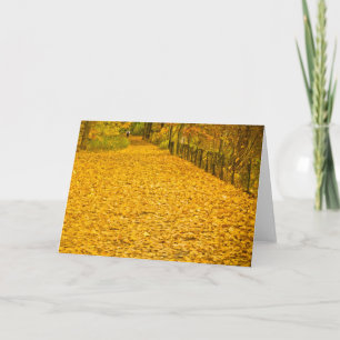 BLÄTTER, die WILD FALL FOLIAGE NOTECARD Karte