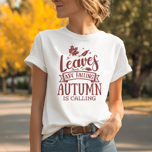 Blätter fallen, Herbst fällt T-Shirt