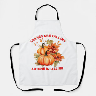 Blätter fallen Herbst ist Calling Design Classi Schürze