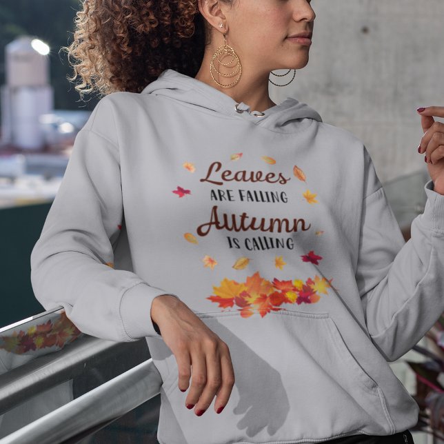 Blätter fallen Herbst nennt Hoodie (Von Creator hochgeladen)