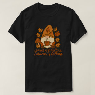 Blätter fallen, Herbst ruft T-Shirt