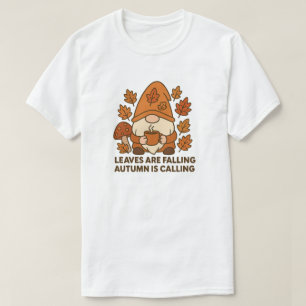 Blätter fallen, Herbst ruft T-Shirt