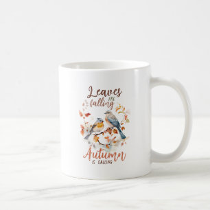Blätter fallen - Whimsical Fall Birds & Foliage Kaffeetasse