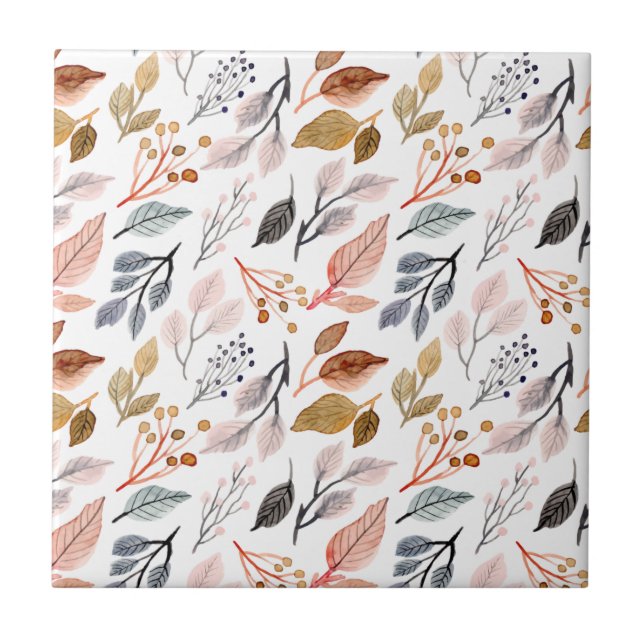 Blätter Fliese (Vorderseite)