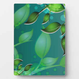 Blätter "Fresh Garden" Fotoplatte