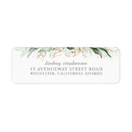 Blätter für Aquarellen und Eukalyptus