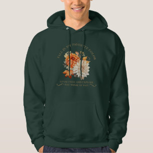 Blätter für Aquarellfarben fallen Herbstkurse an Hoodie