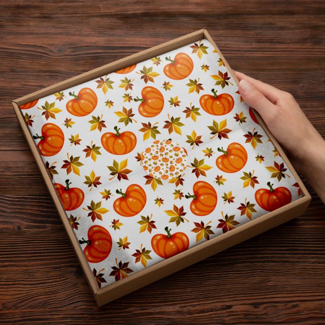 Blätter für den Autumn Pumpkin - Testpapier | Gewe Seidenpapier (Von Creator hochgeladen)