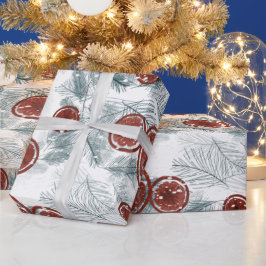 Blätter für die Aquarellwanne Geschenkpapier