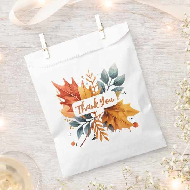 Blätter für die Farbe des Herbstes Geschenktütchen (Ausgeschnitten)