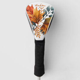 Blätter für die Farbe des Herbstes Golf Headcover