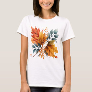Blätter für die Farbe des Herbstes T-Shirt