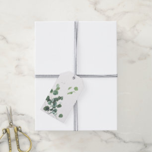 Blätter für die Gastgeschenk Hochzeit Geschenkanhänger