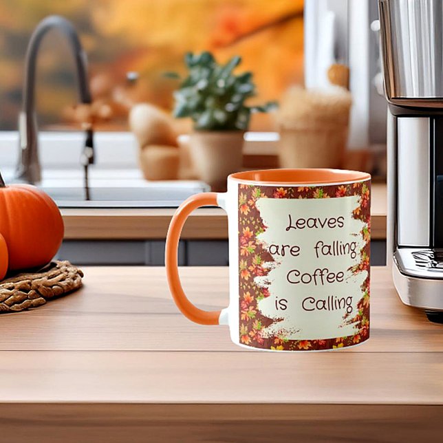 Blätter für die Herbstmaplanung Tasse (Von Creator hochgeladen)