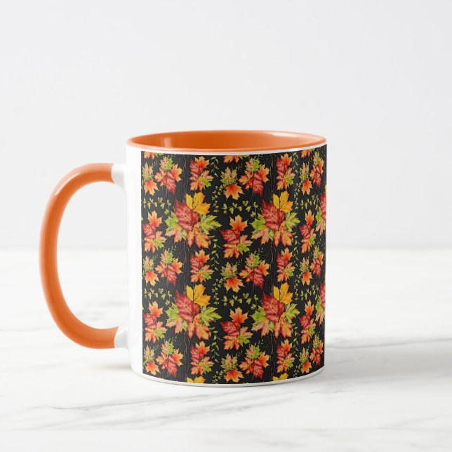 Blätter für die Herbstmappe Tasse (Links)