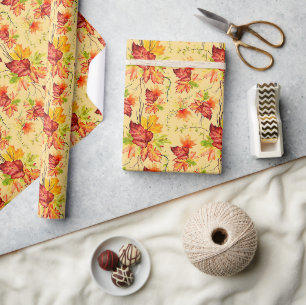 Blätter für Herbstmapier Geschenkpapier