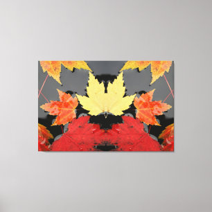Blätter für Herbstmaple Leinwanddruck